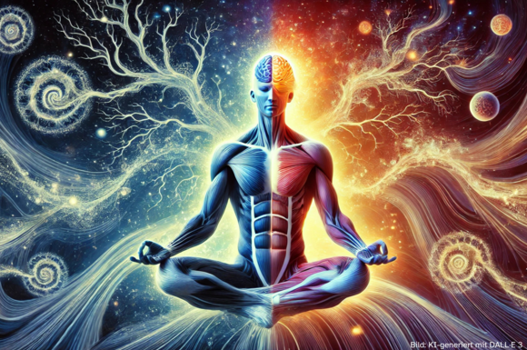 Körper und Psyche als Einheit Symbolbild Körper und Psyche als Einheit (KI-generiertes Bild)