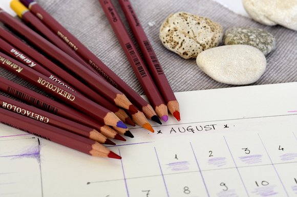 So geht es nach der Sommerpause weiter Kalender, der den August zeigt